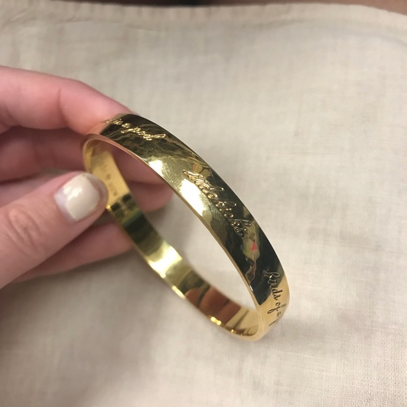 COPY - Kate Spade bridesmaid idiom bangle - Picture 2 of 4